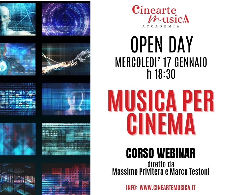 OPEN DAY CORSO MUSICA PER CINEMA GEN 2024