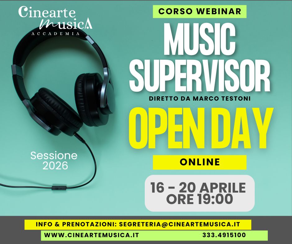 OPEN DAY Music Supervisor 16.20.Apr 2026
