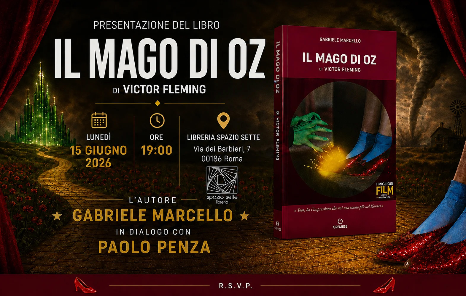 locandina orizzontale Il Mago di Oz 15 giugno copia