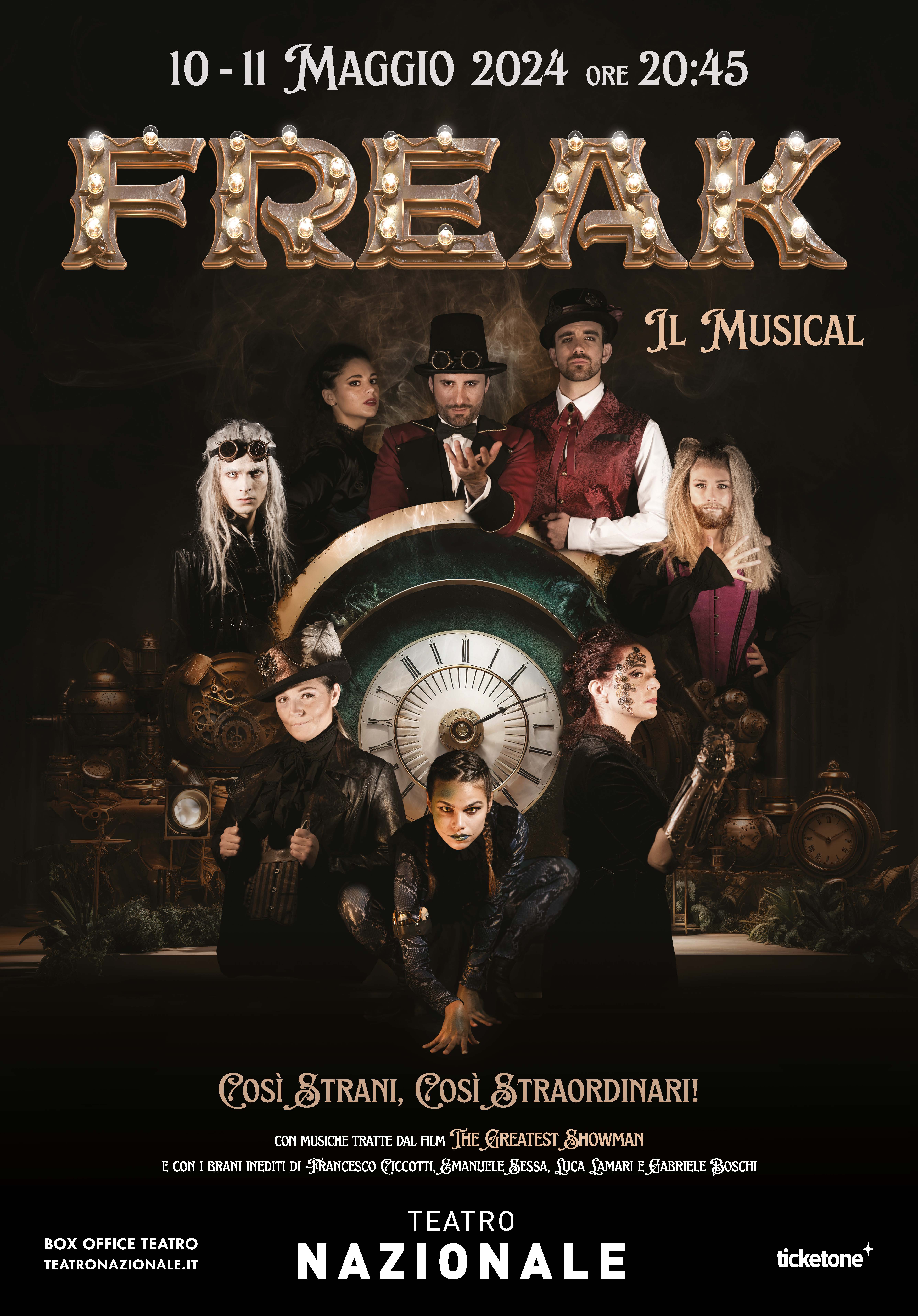 locandina freak stempunk musical