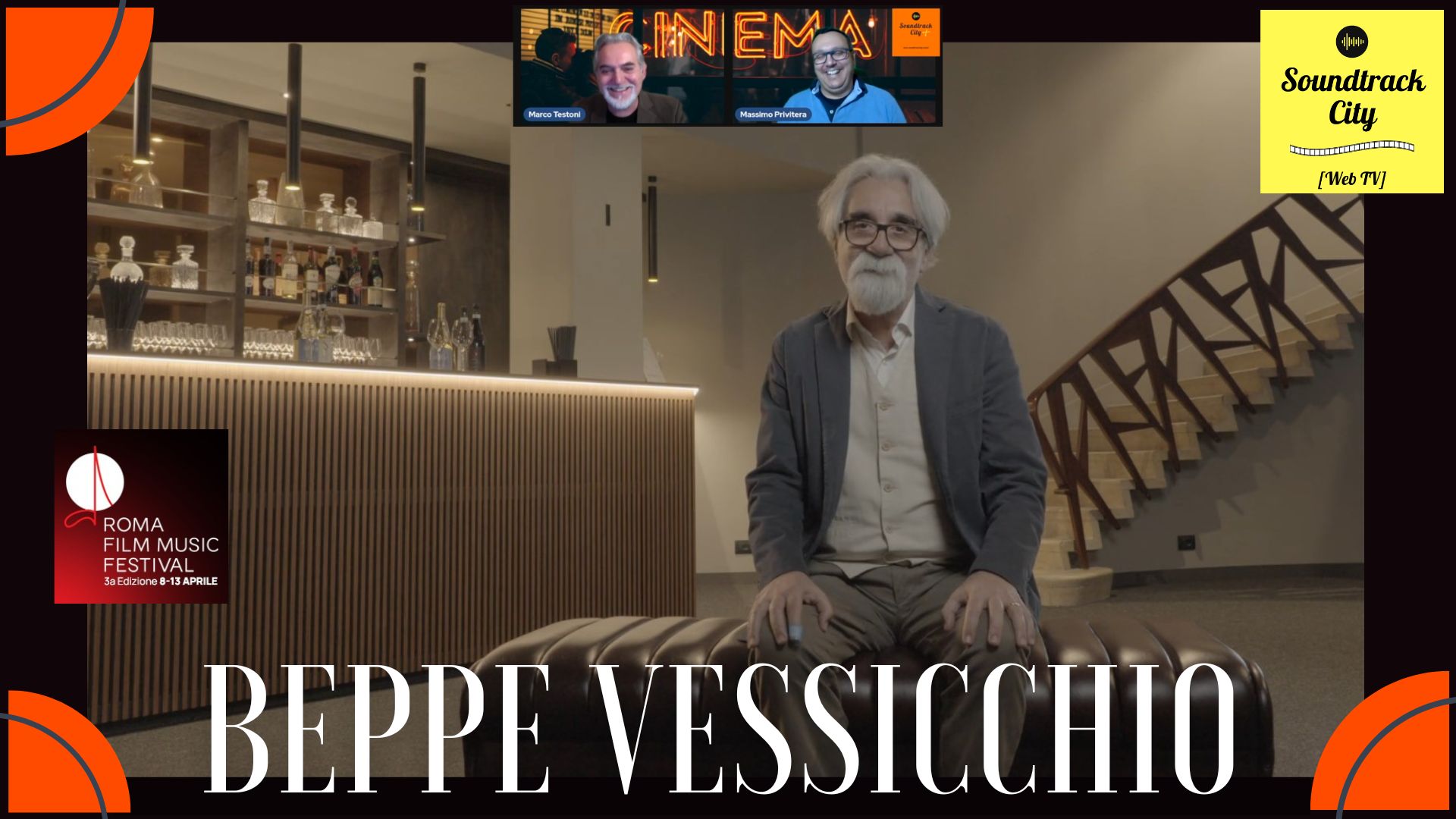locandina soundtrack city beppe vessicchio
