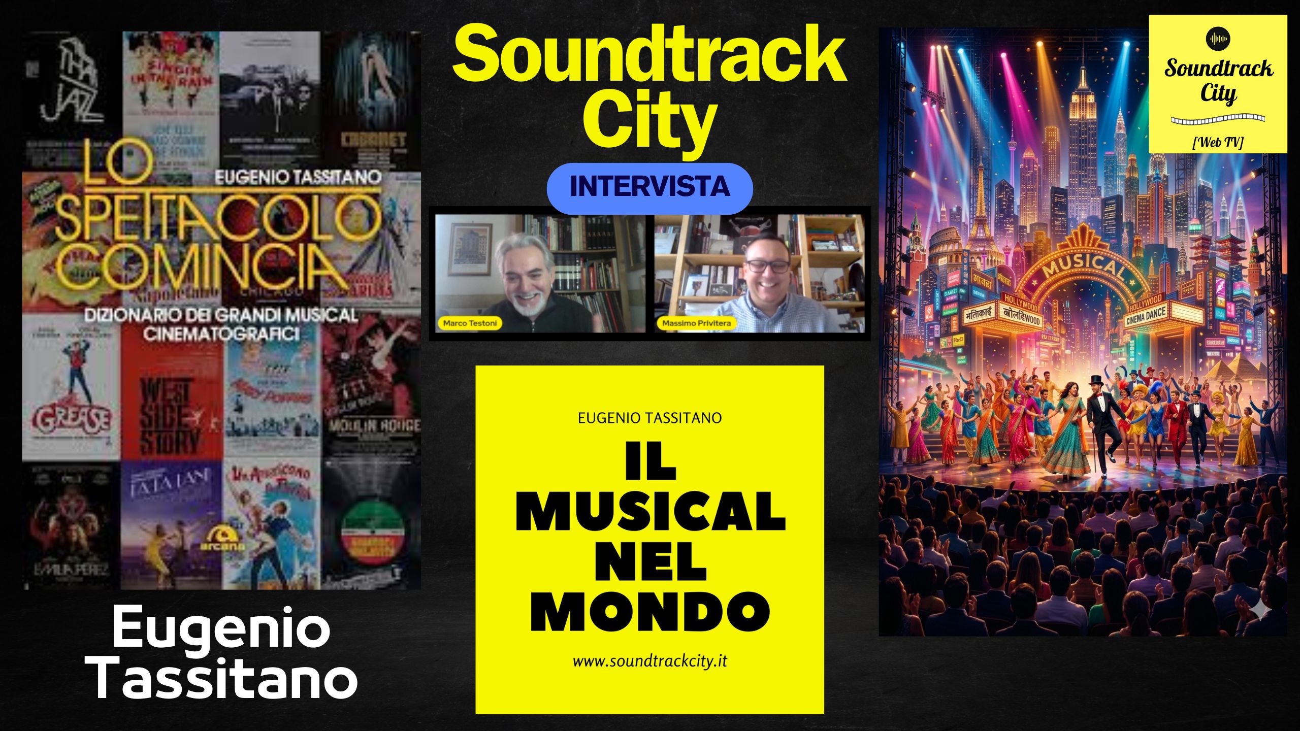 locandina soundtrack city eugenio tassitano libro musical