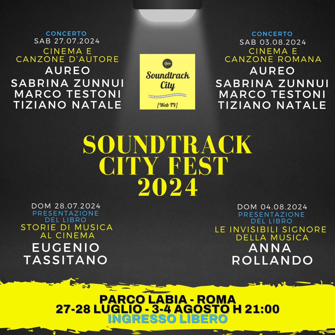 locandina soundtrack city fest 2024