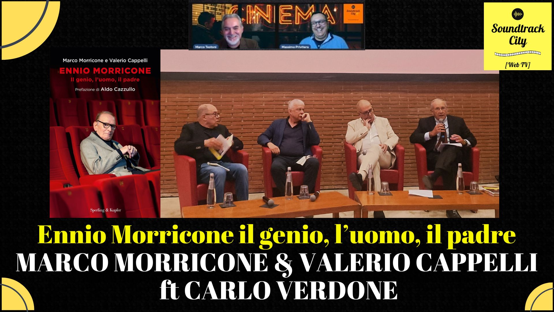 locandina soundtrack city morricone cappelli libro