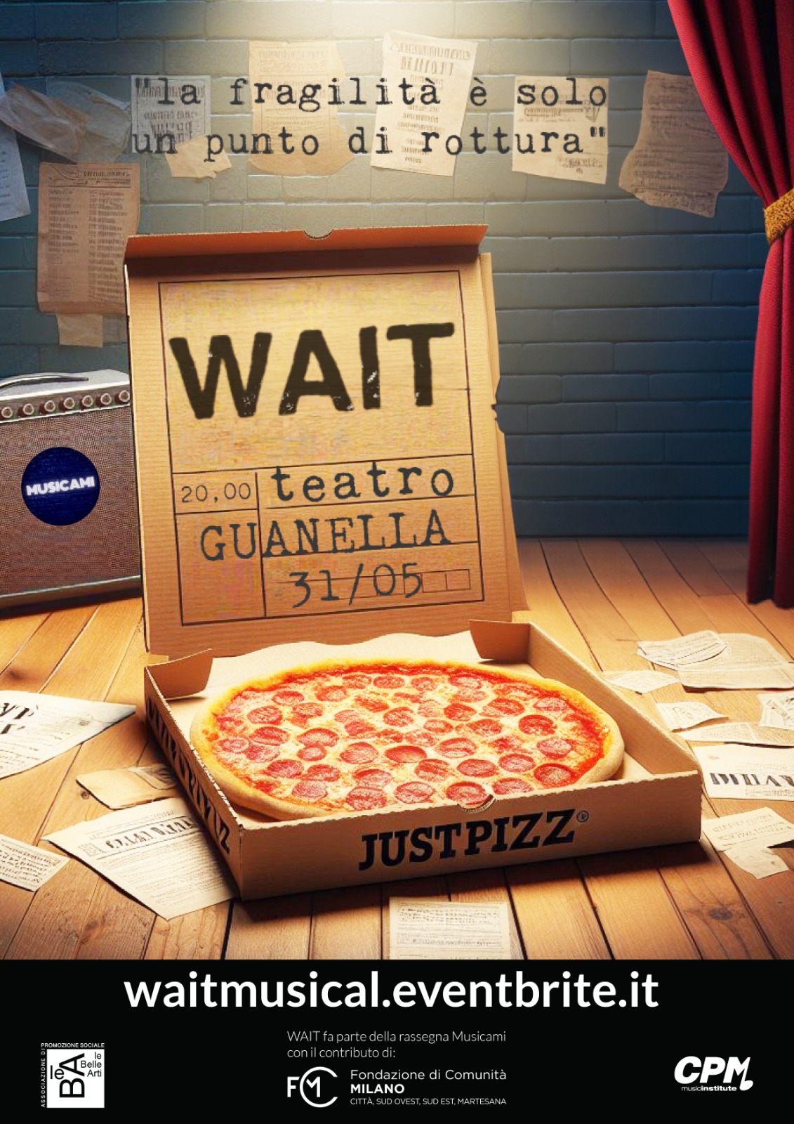 locandina wait il musical