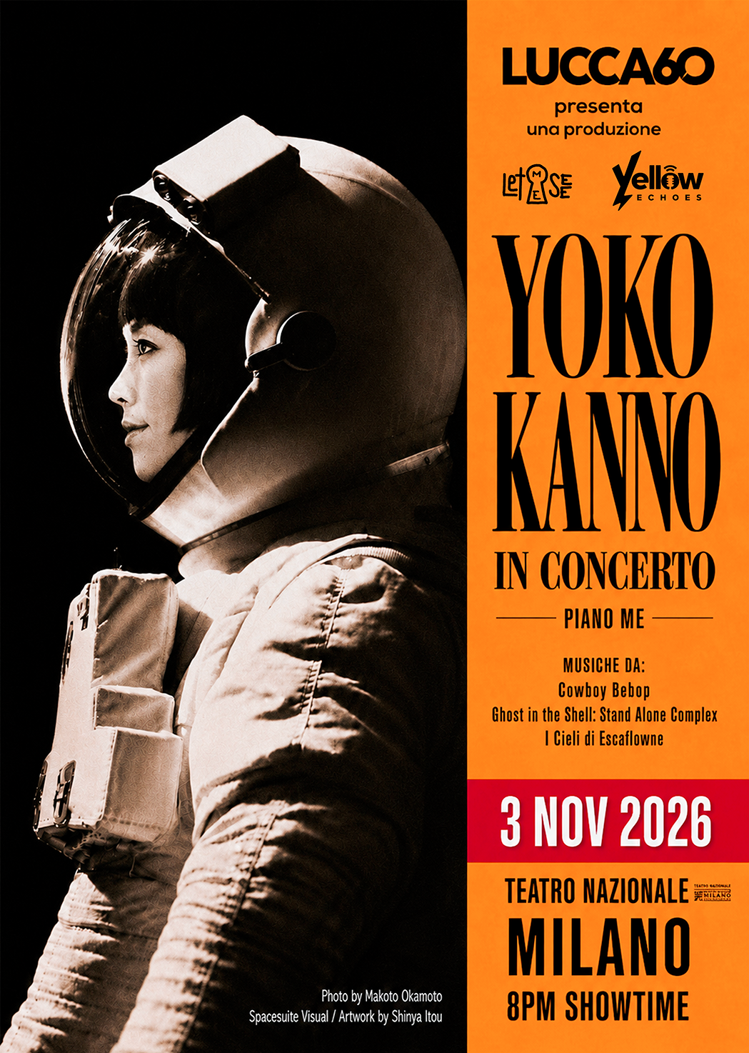 locandina yoko kanno concerto milano piano