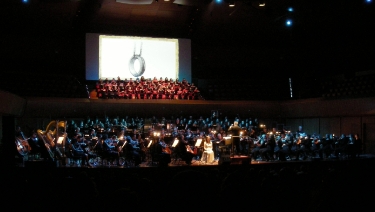 Howard Shore   dirige l'orchestra dell'Accademia Nazionale di Santa Cecilia