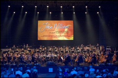   La Brussels Philharmonic Orchestra esegue il tributo a John Williams . Foto di Luk Monsaert 