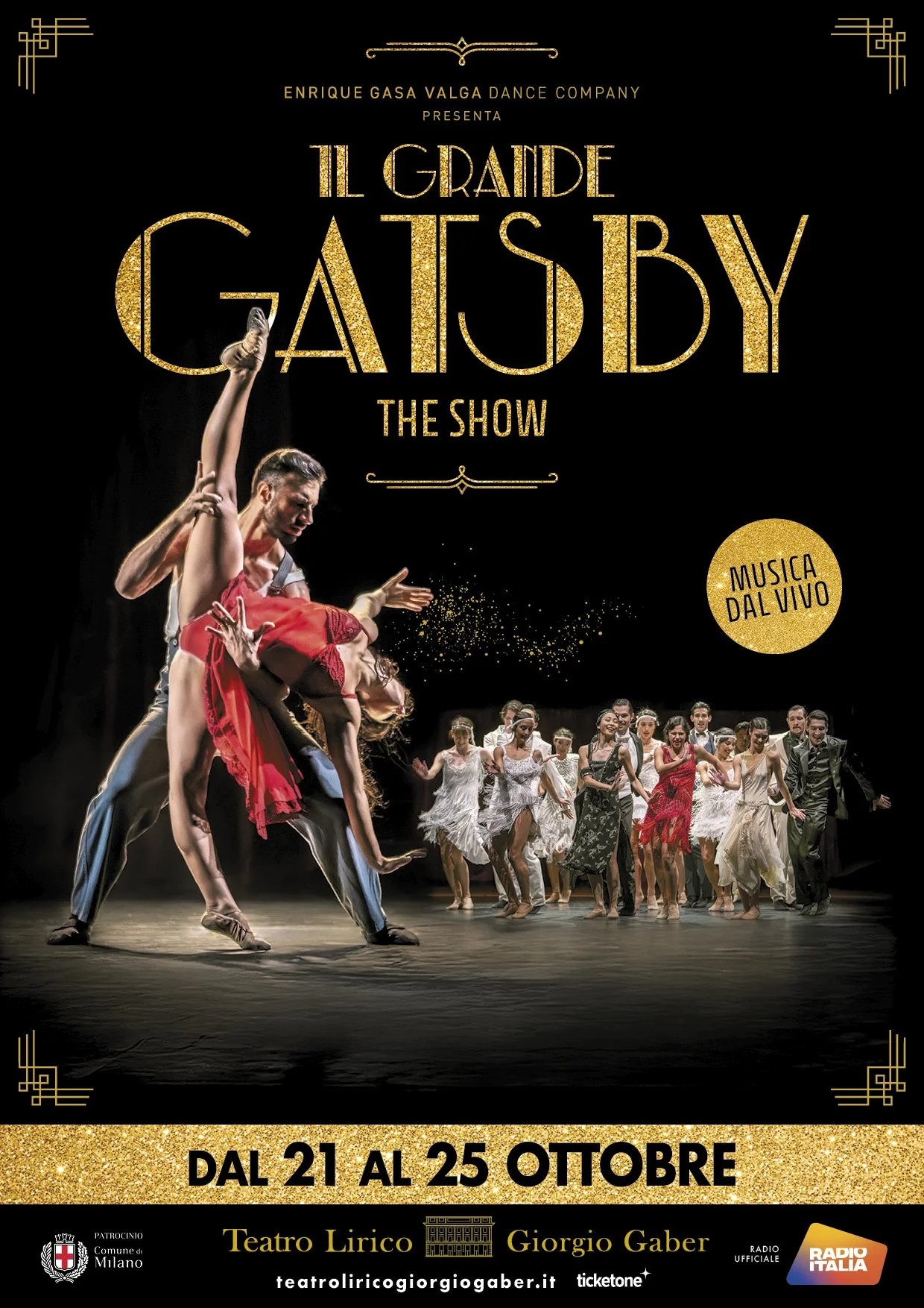 locandina il grande gatsby balletto