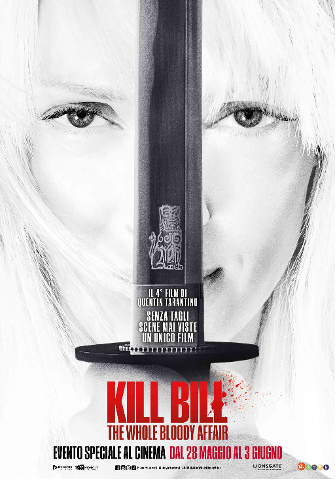 locandina kill bill the whole bloody affair