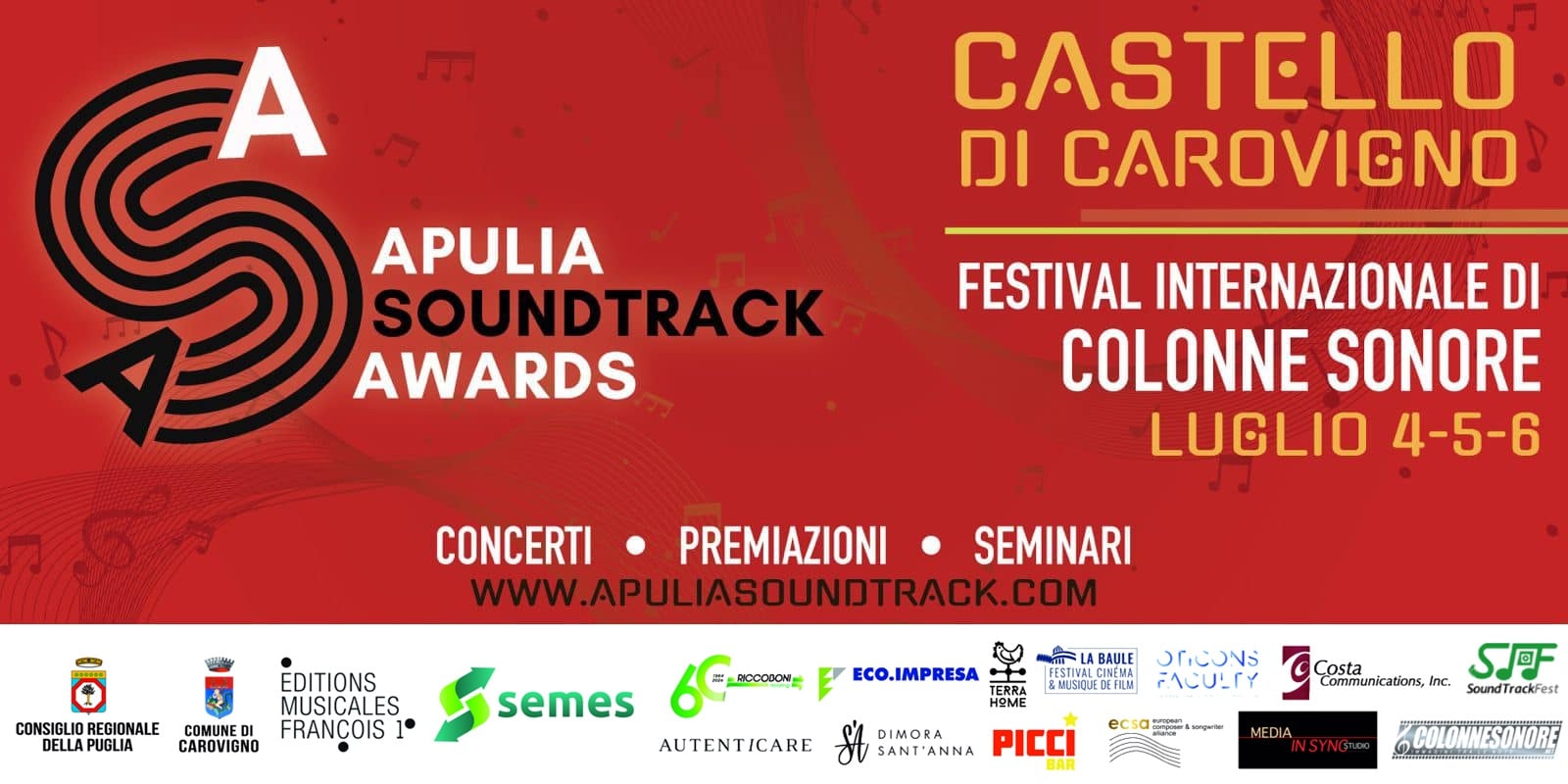 logo apulia soundtrack awards 2024 new logos 2