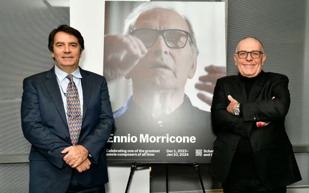foto figli ennio morricone moma new york
