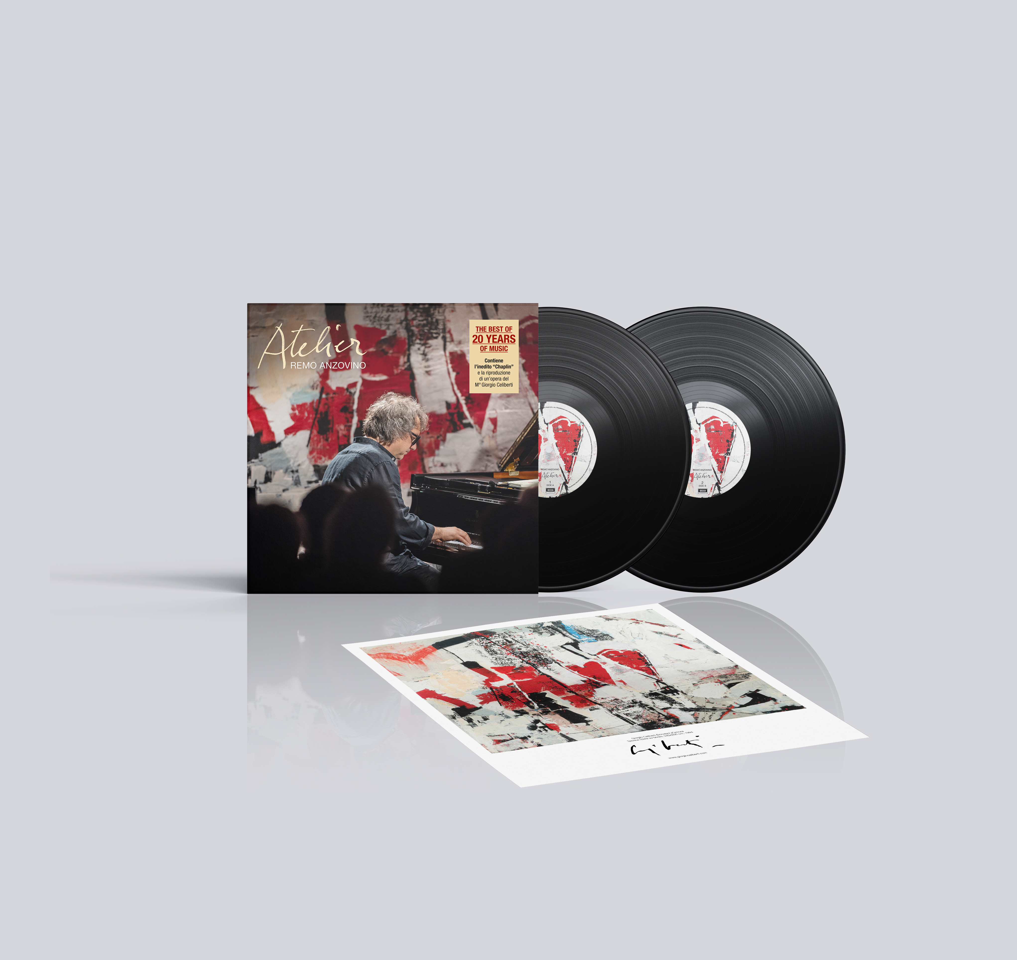 Remo Anzovino Atelier 3D 2LP sticker