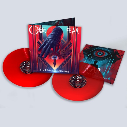 cover goblin fear anthology LP rosso