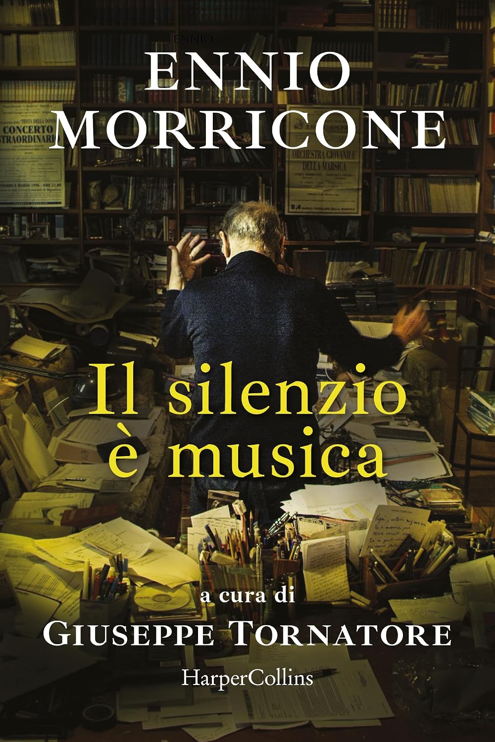 cover libro il silenzio e musica tornatore