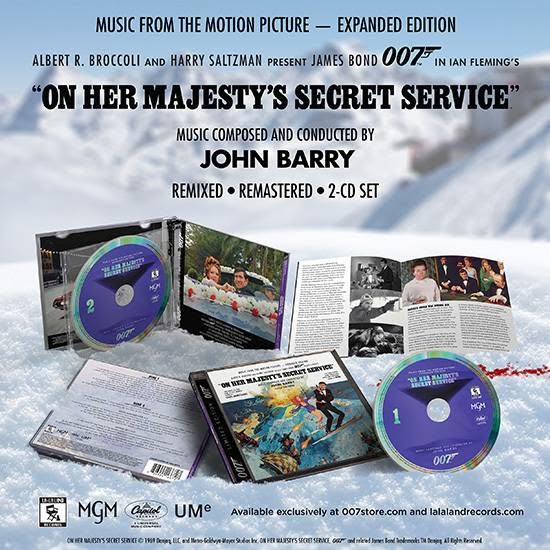 ColonneSonore.Net cover on her majestys secret service new edition