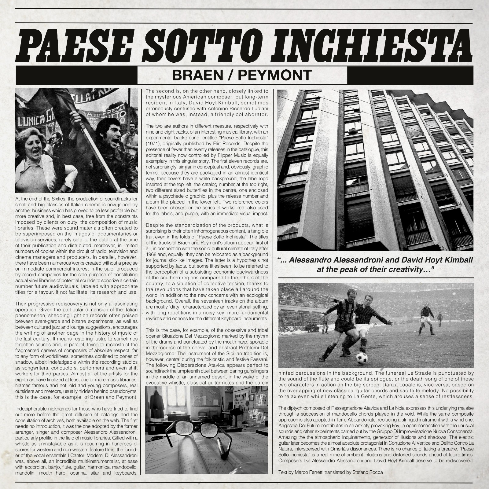 cover paese sotto inchiesta