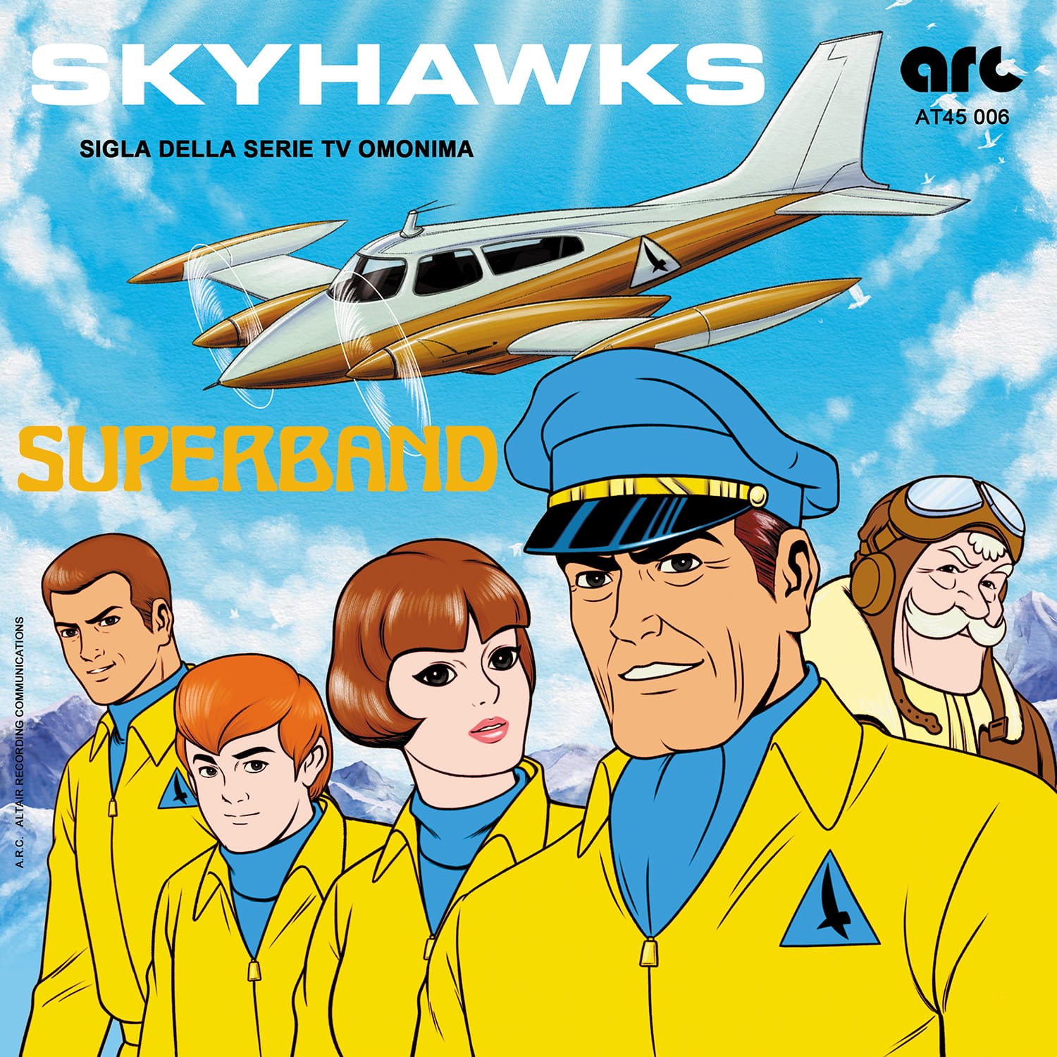 cover skyhawks 45giri