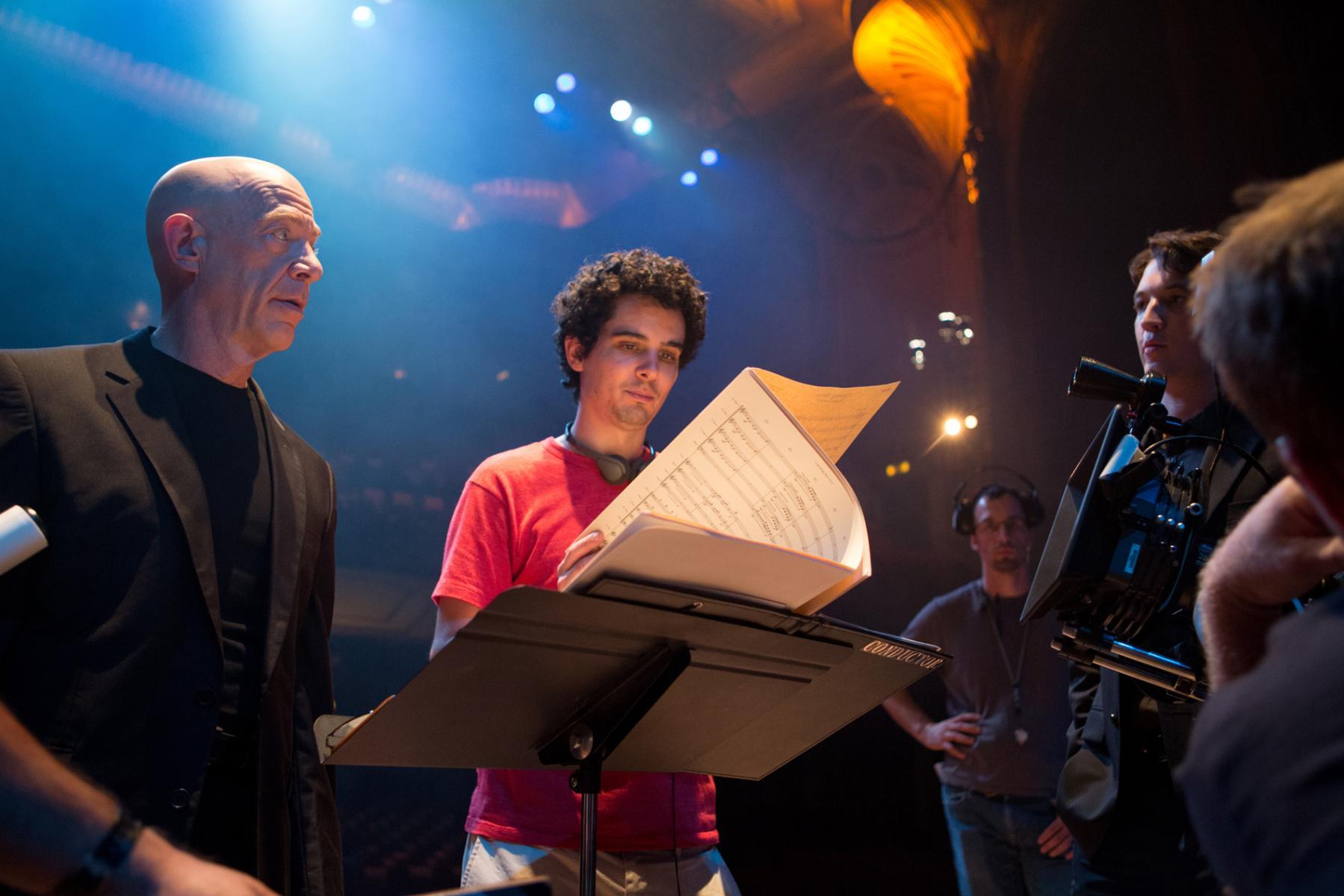JK Simmons Damien Chazelle Whiplash