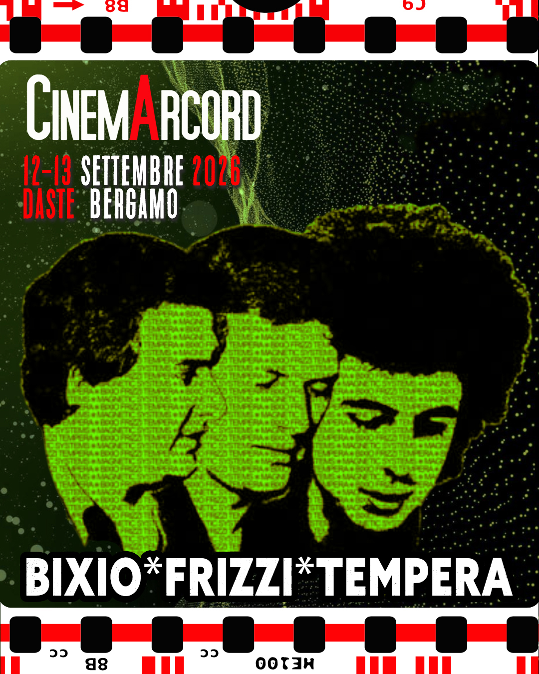 LOCANDINA BIXIO FRIZZI TEMPERA CINEMARCORD