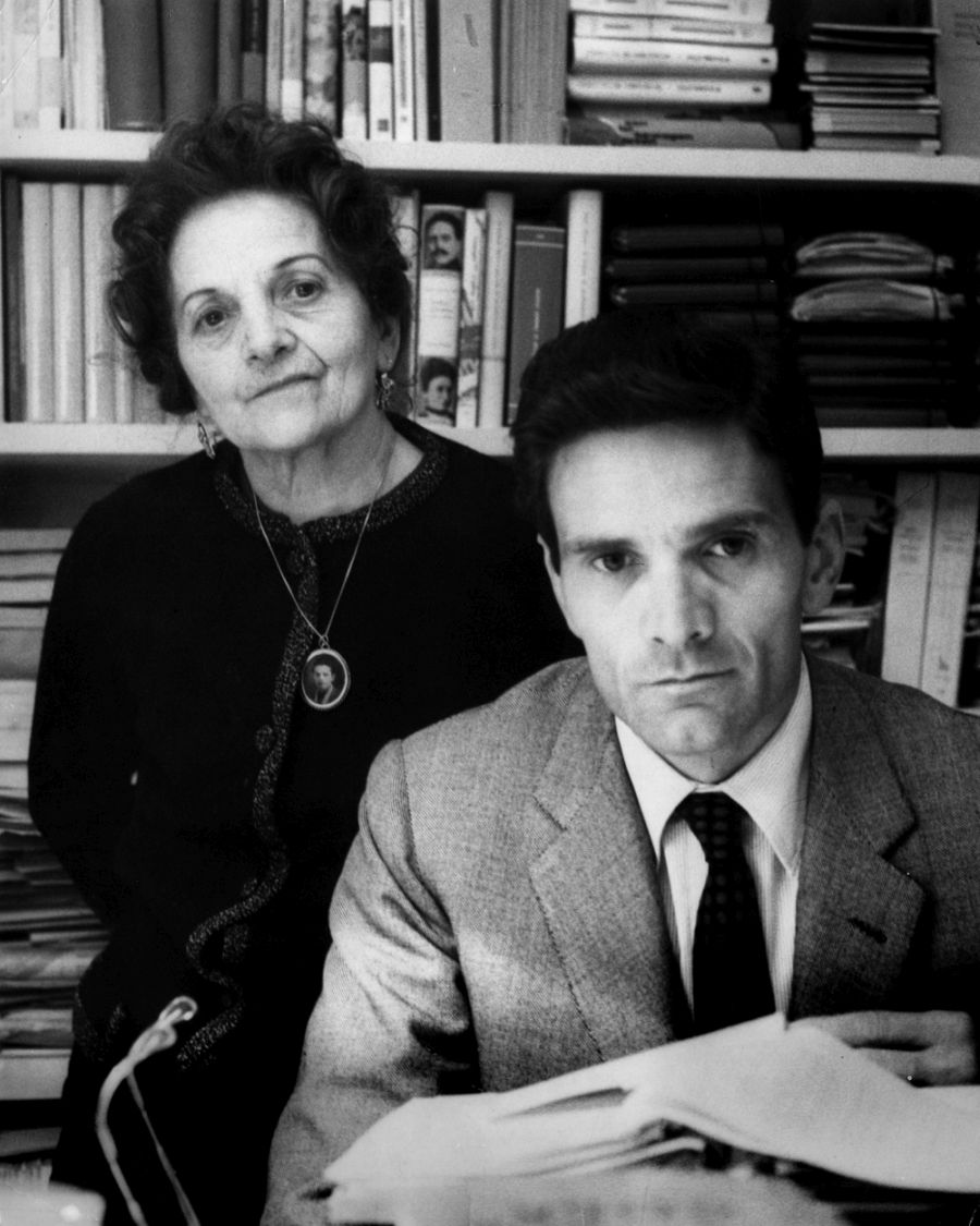 Susanna Colussi e Pier Paolo Pasolini