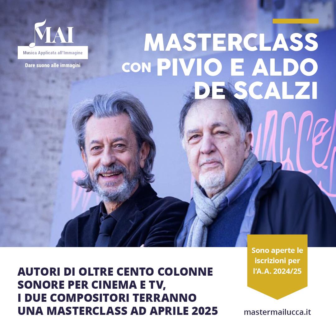 foto masterclass master mai pivio aldo de scalzi