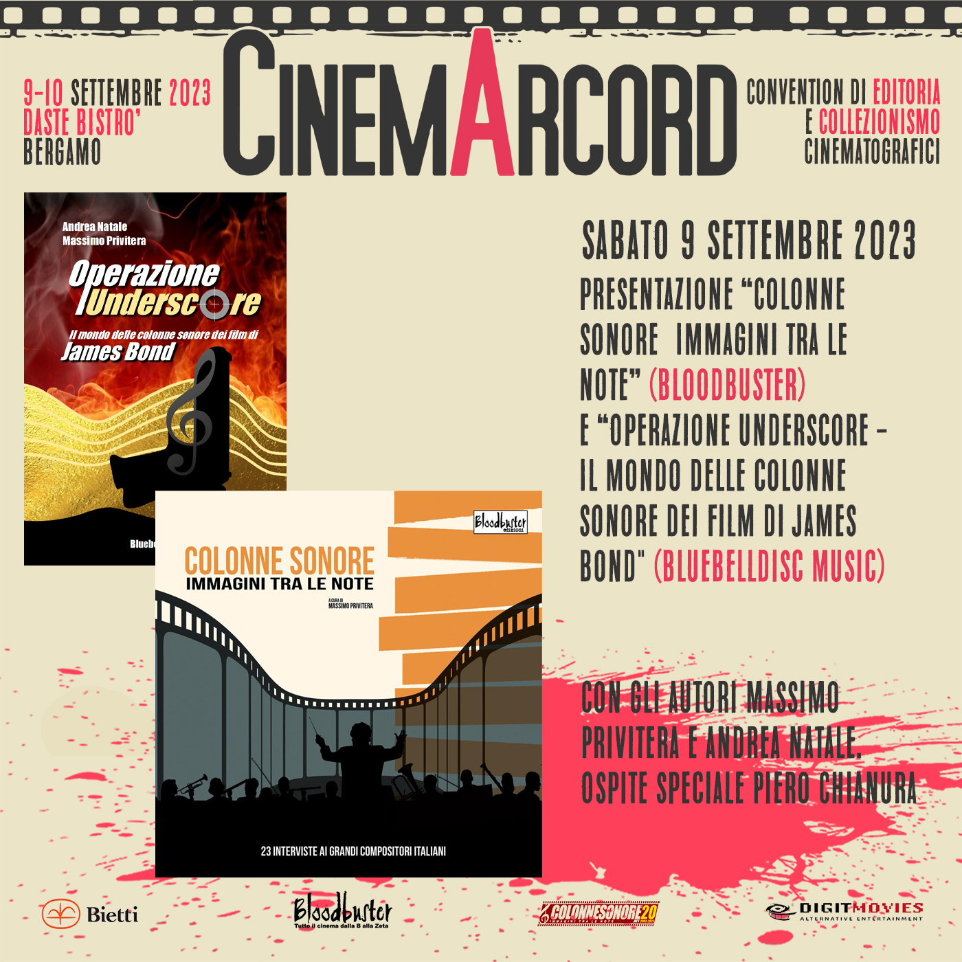 locandina cinemarcord libri colonne sonore