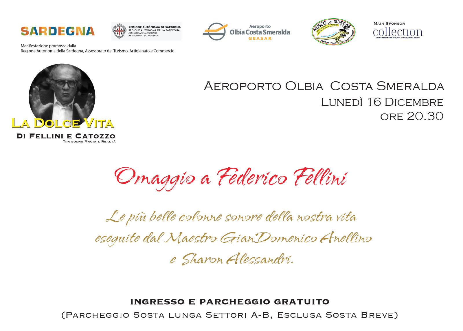 locandina concerto fellini olbia