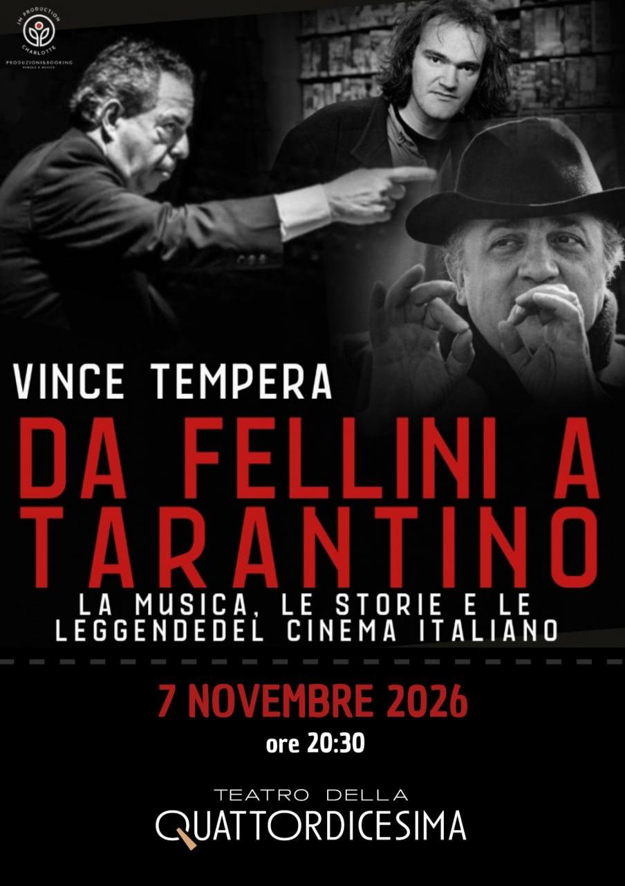 locandina concerto vince tempera milano scores