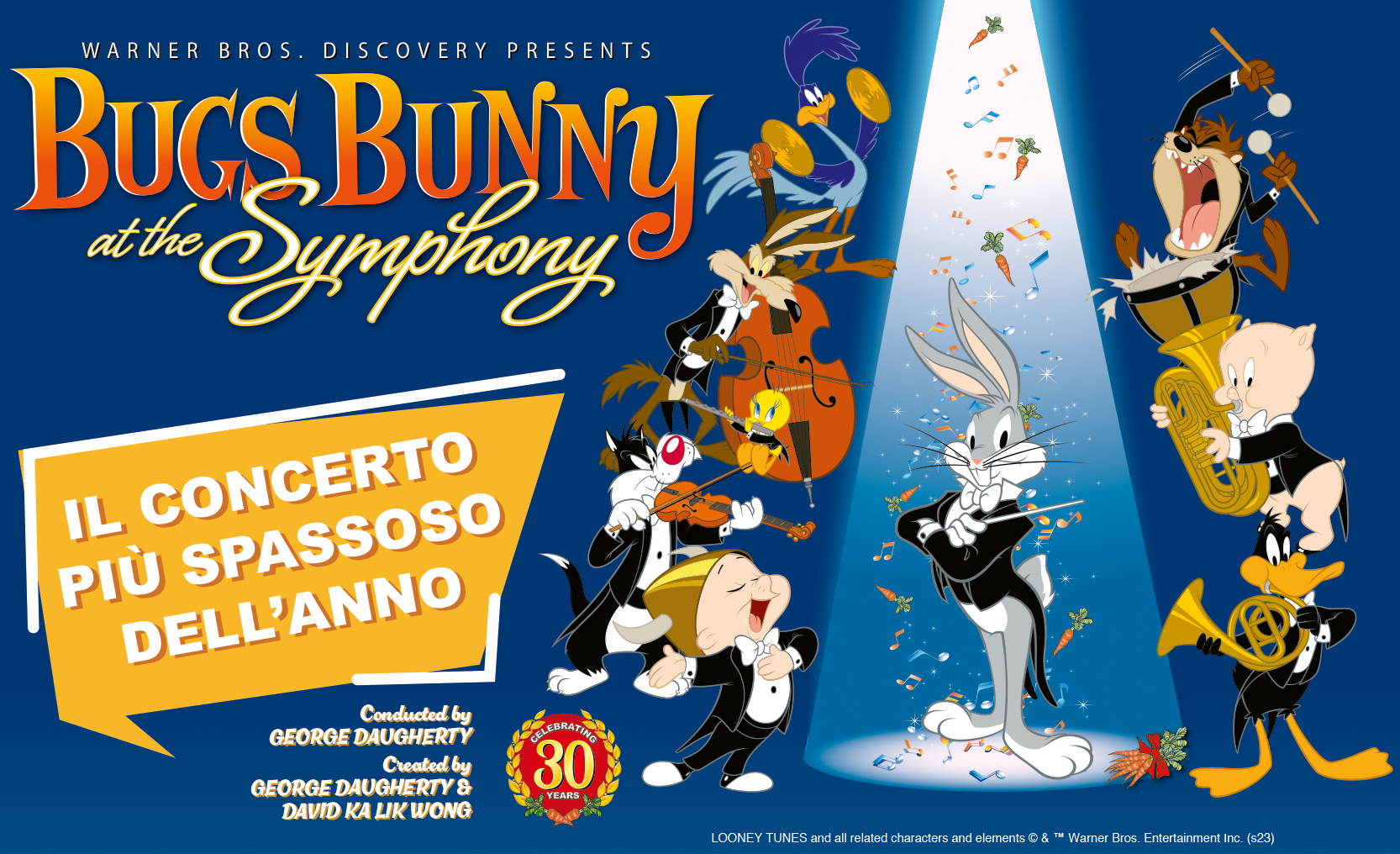 locandina conecrto bugs bunny