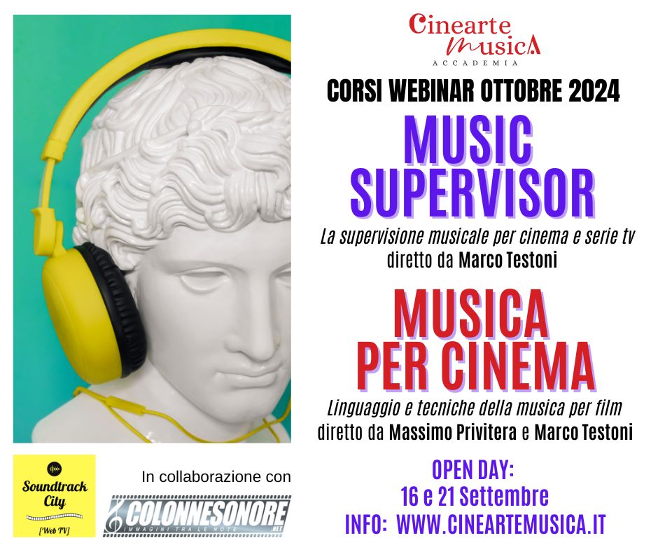 locandina corso webinar cineartemusica 2024 new