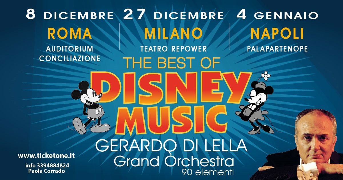 locandina disney music concerto dilella
