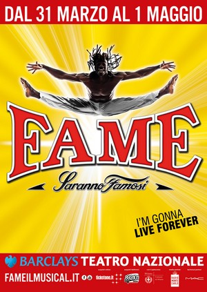 locandina fame musical