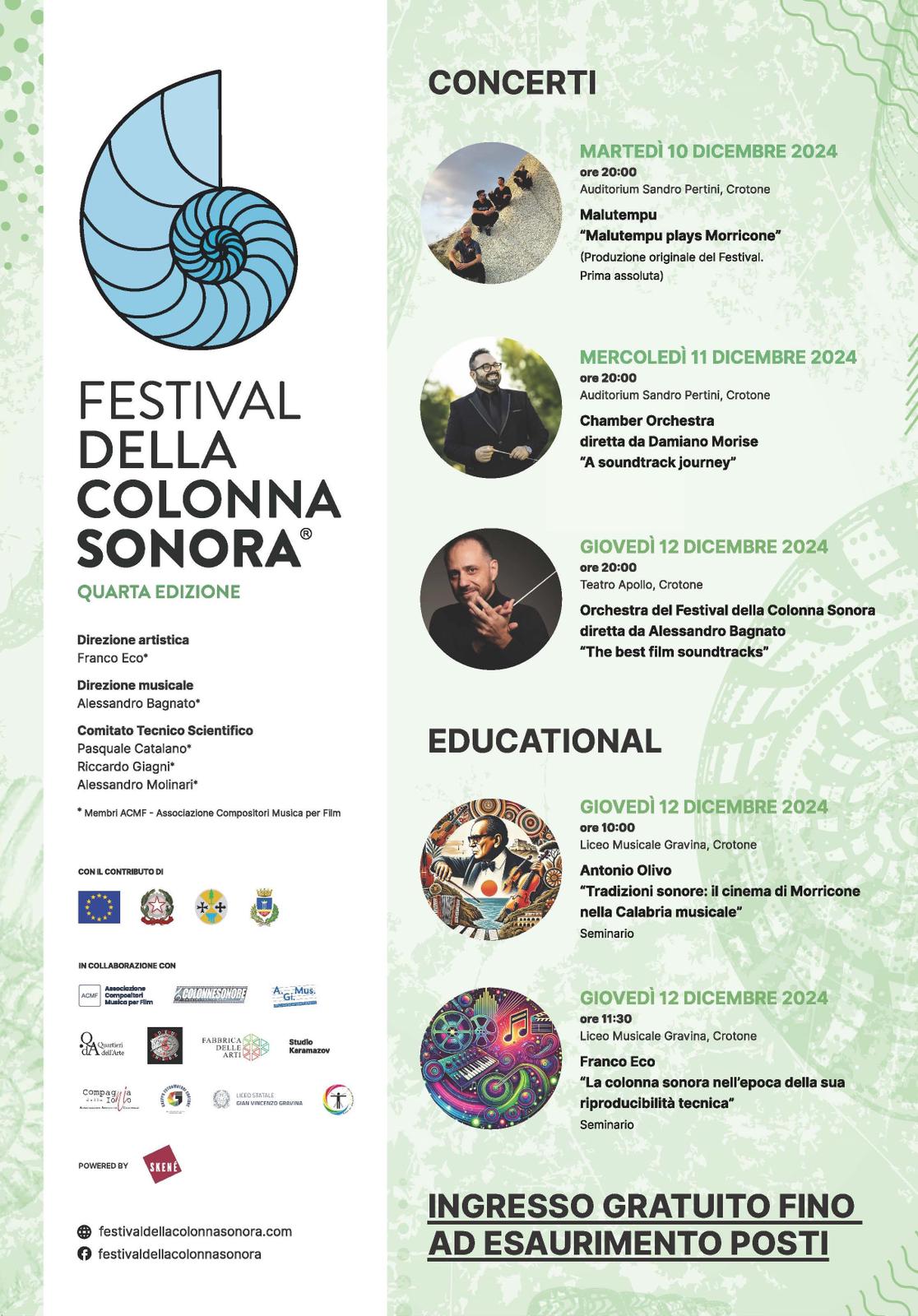 locandina festival colonna sonora calabria 2024
