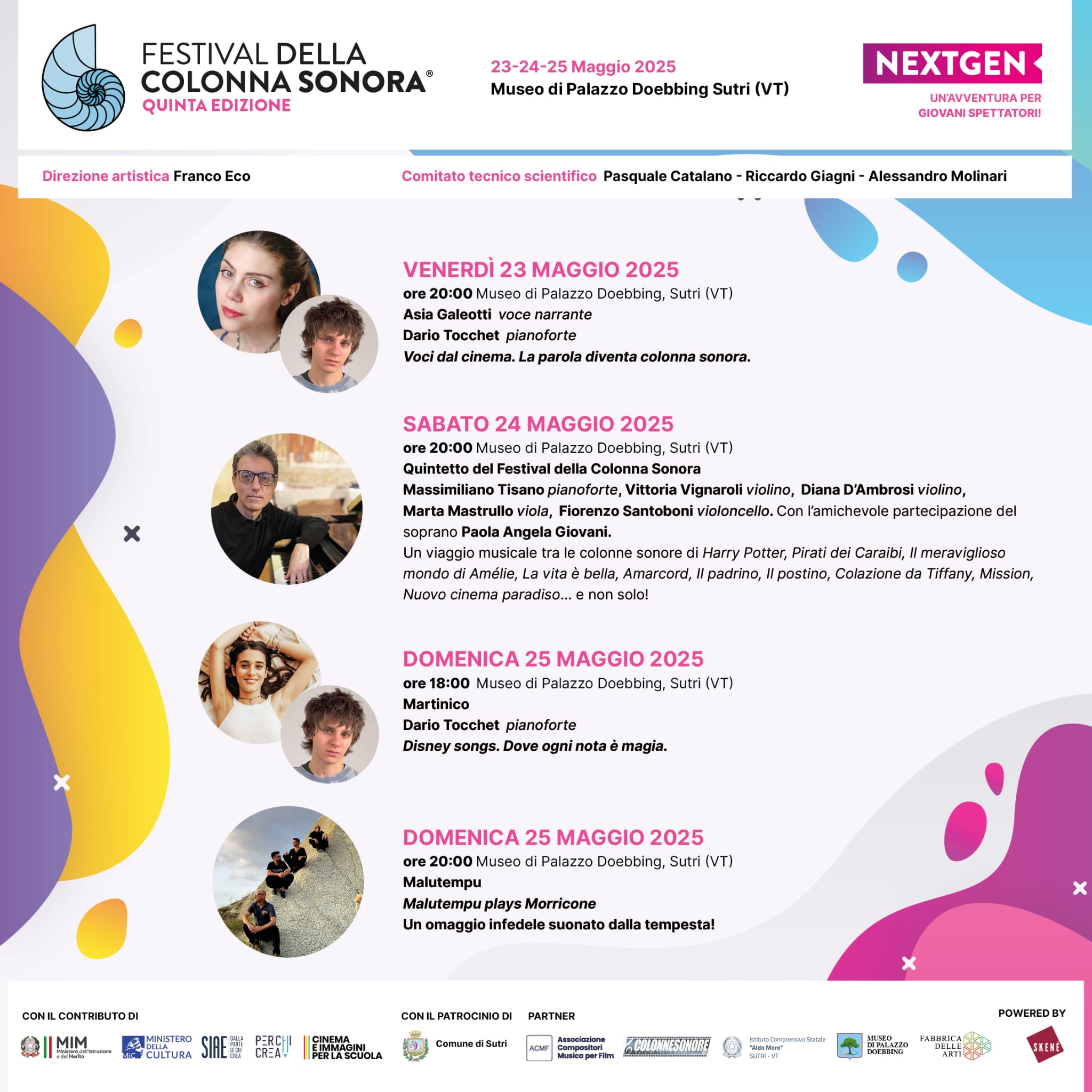 locandina festival della colonna sonora 2025 2