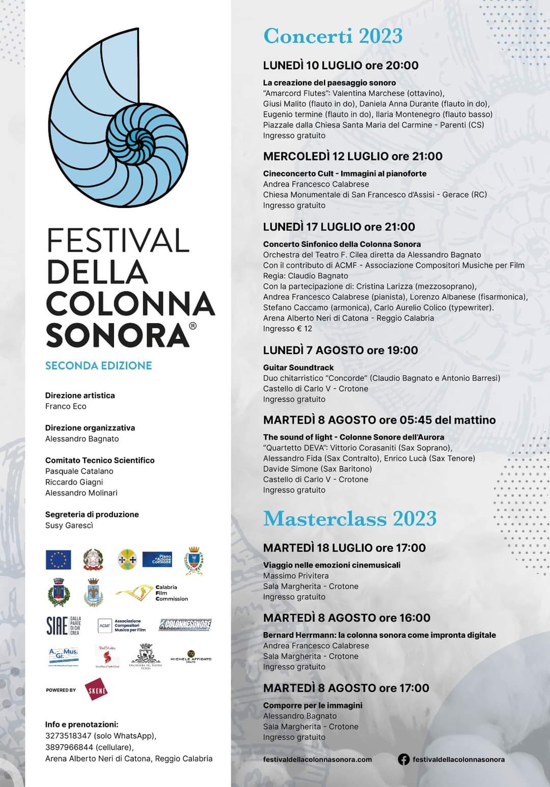 locandina festival della colonna sonora calabria 2023 1