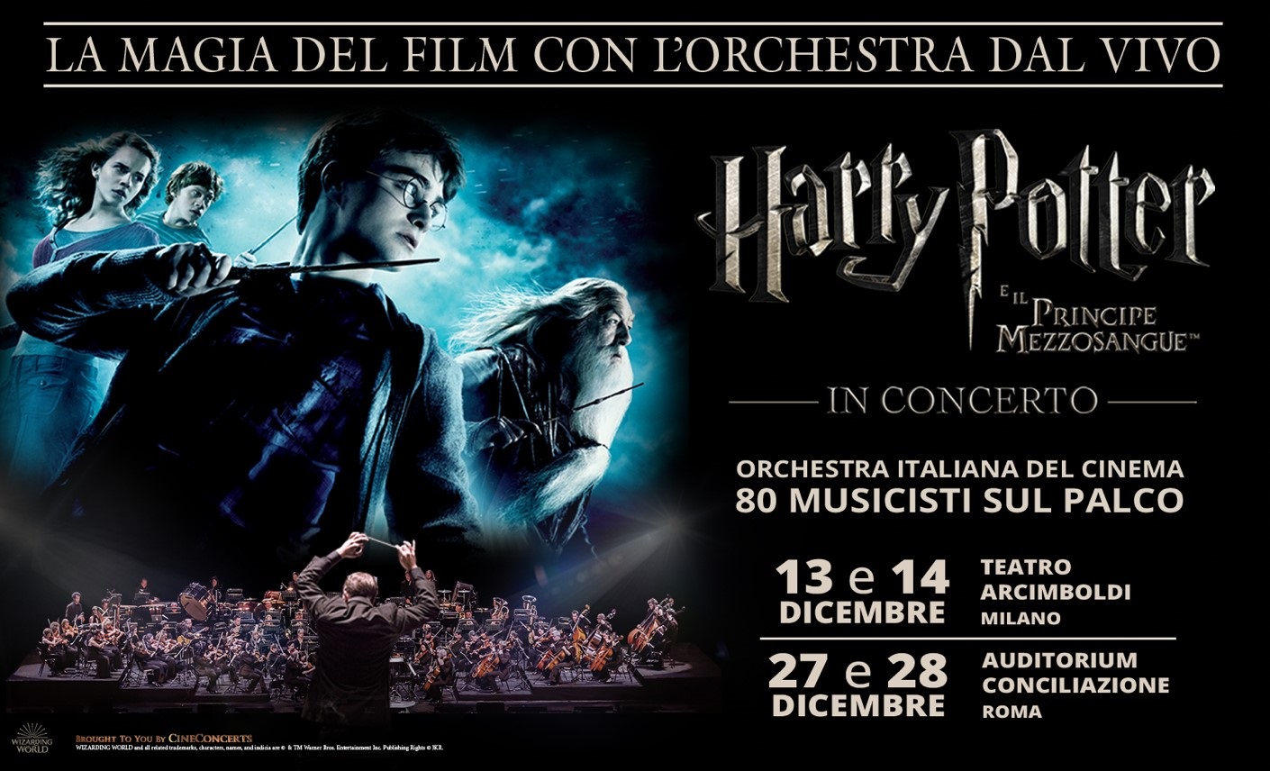 locandina harry potter principe mezzosangue cineconcerto