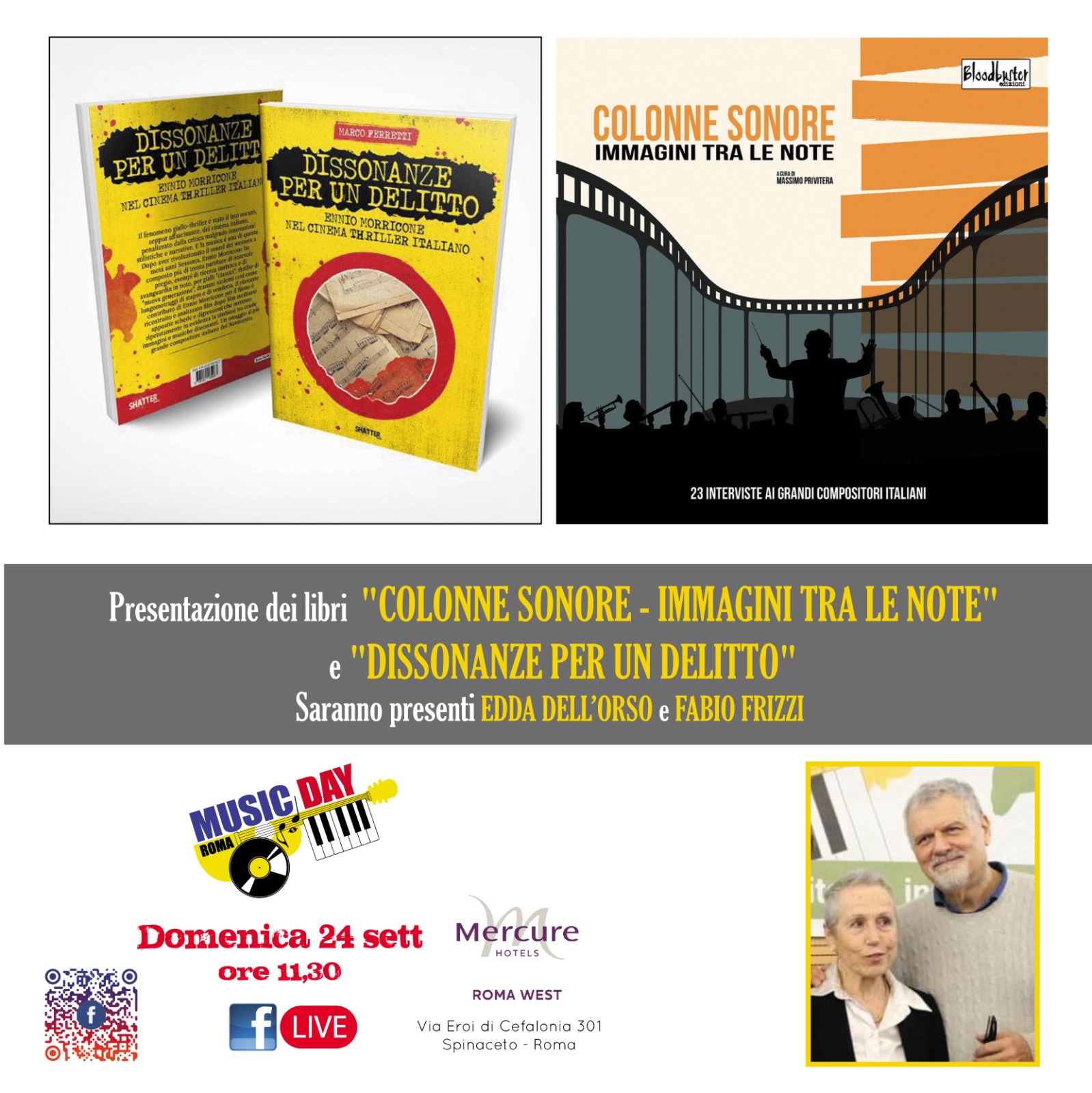 locandina libri music day roma 2023