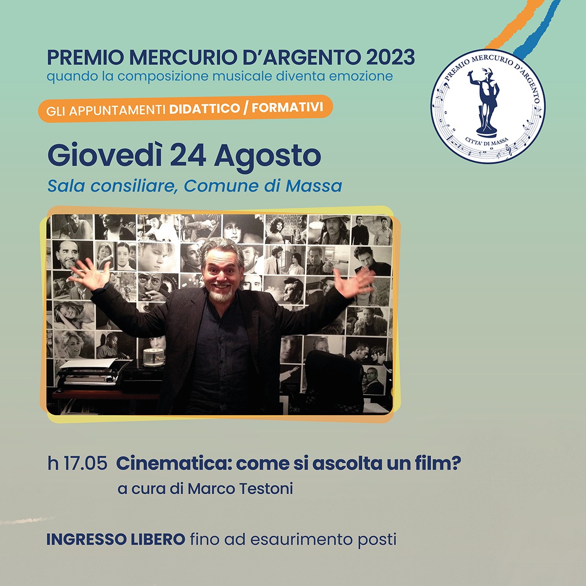 locandina mercurio argento testoni masterclass