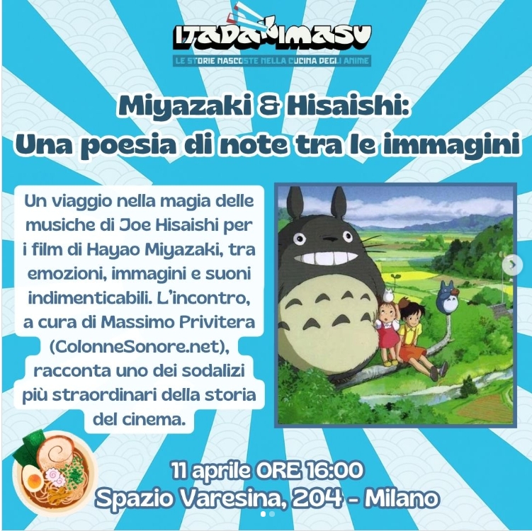 locandina mostra hisaishi myiazaki privitera milano 2026