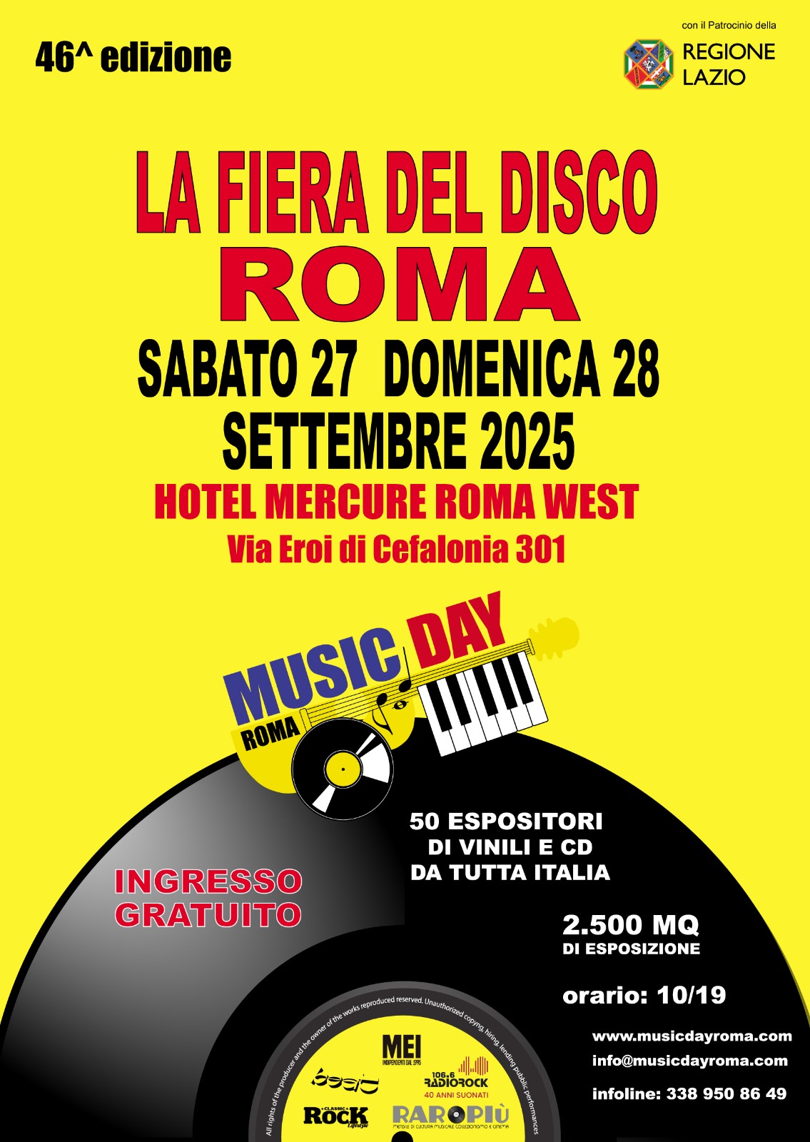 locandina music day roma 2025 new