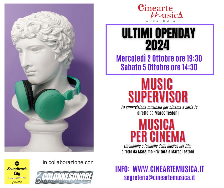 locandina open day ultimi sc 2024