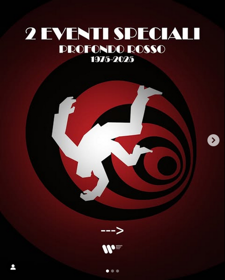 locandina profondo rosso eventi warner milano
