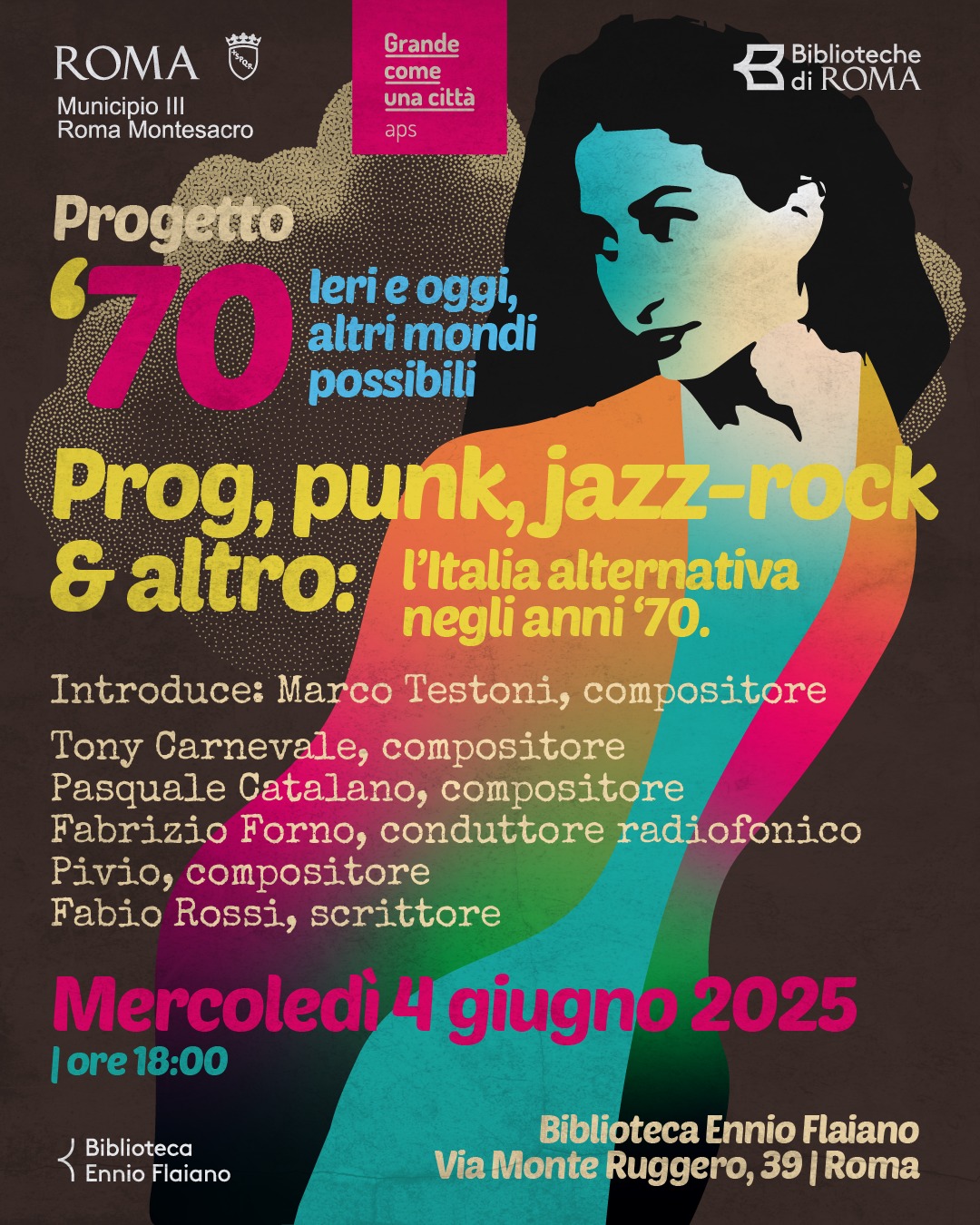 locandina prog rock roma testoni