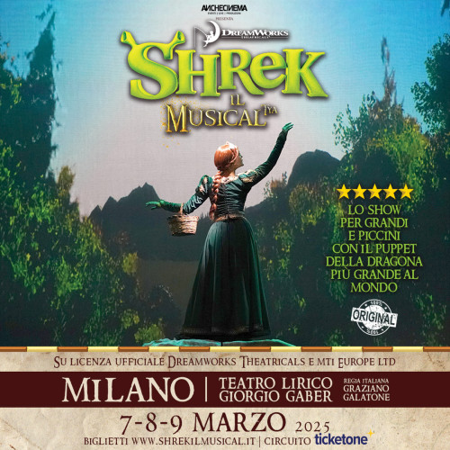 locandina shrek milano