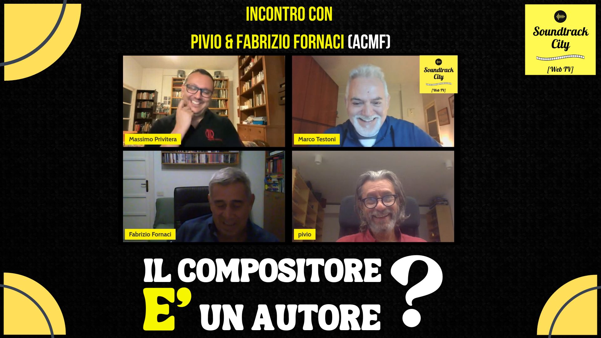 locandina soundtrack city acmf musica per immagine