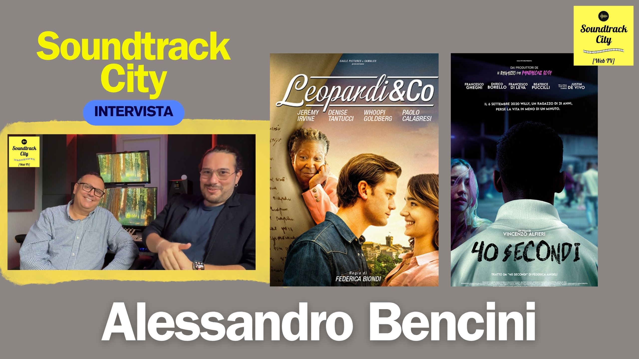 locandina soundtrack city alessandro bencini 40 secondi