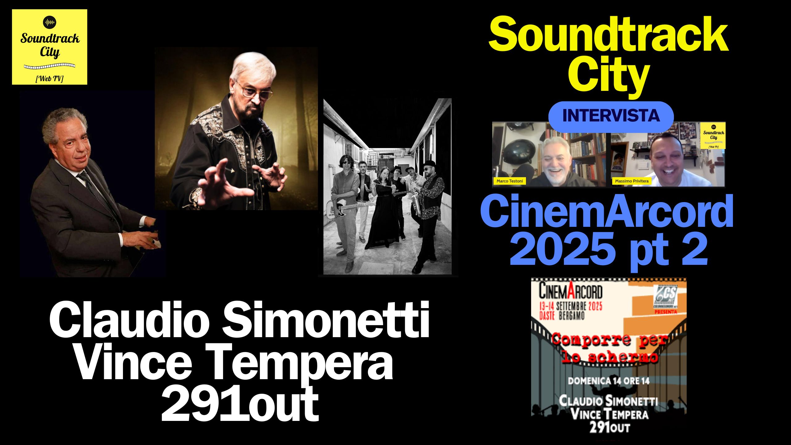 locandina soundtrack city cinemarcord 2025 seconda parte