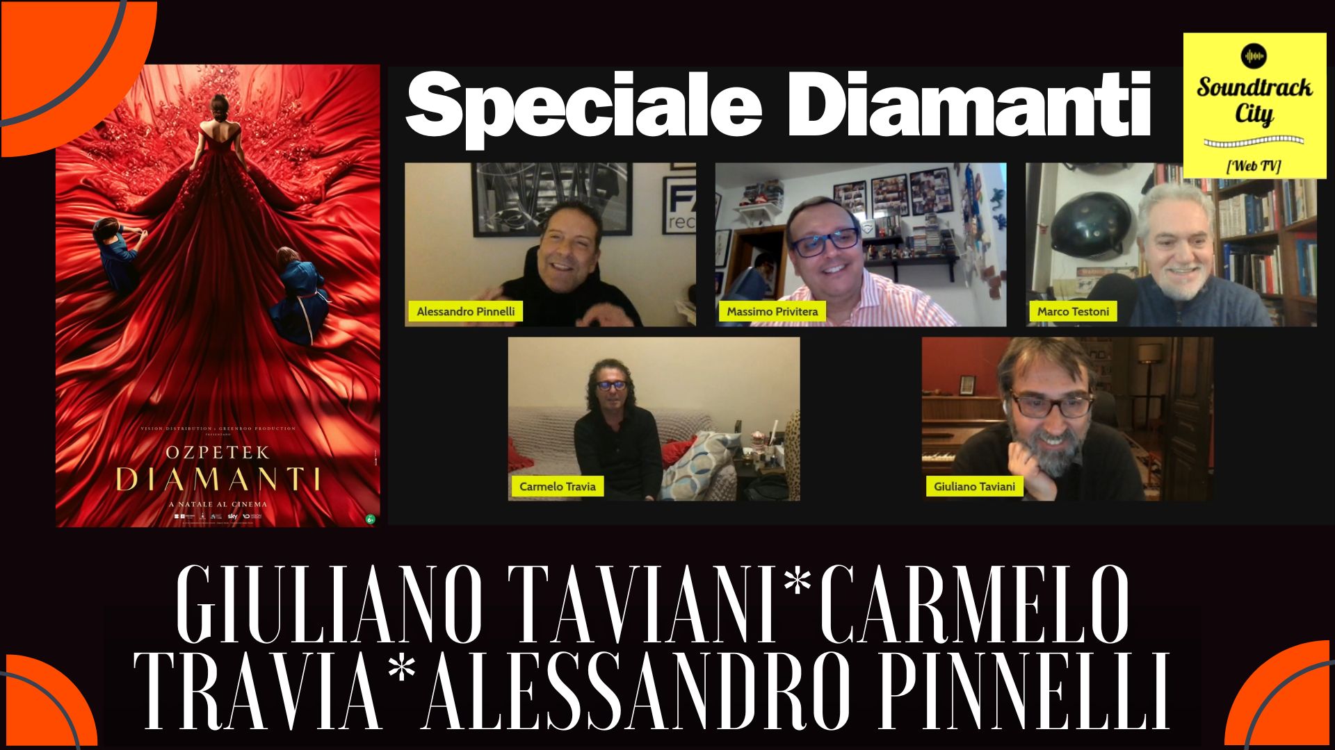 locandina soundtrack city diamanti interviste