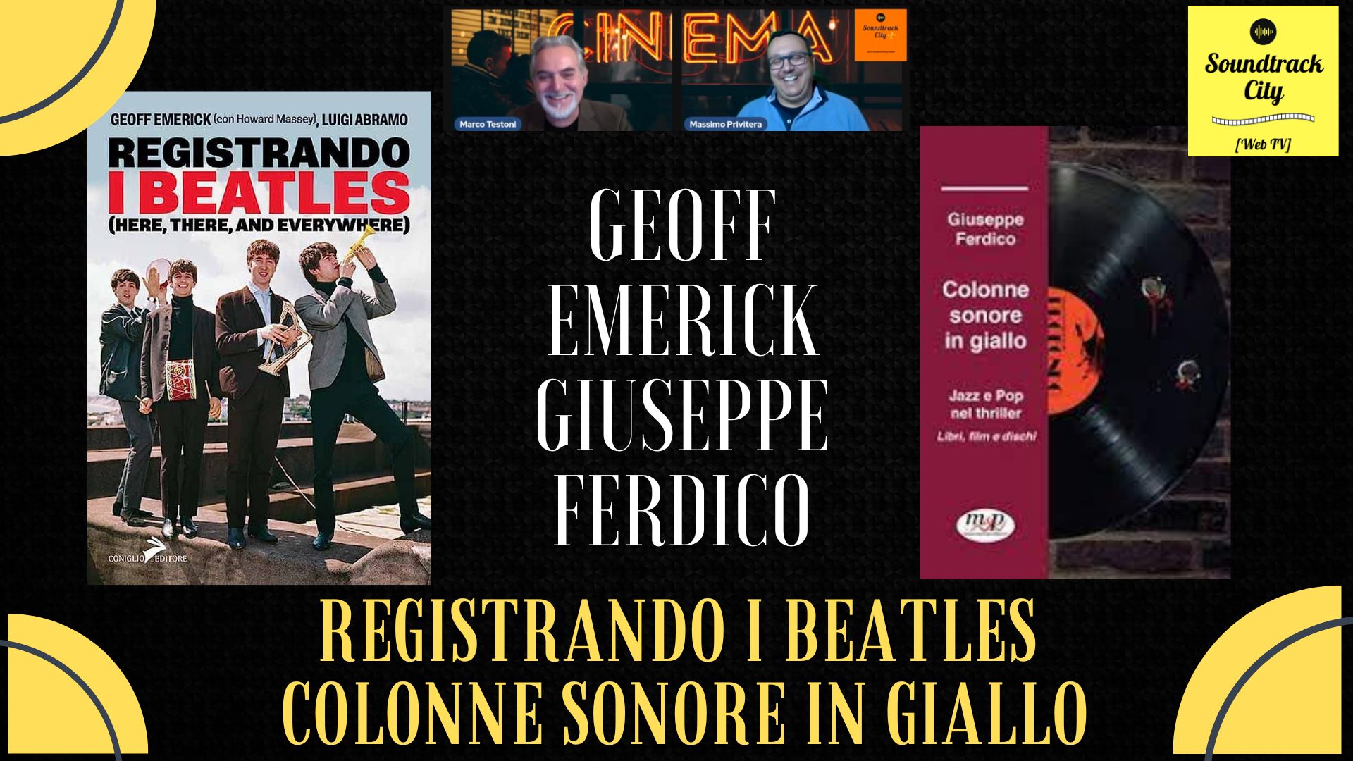 locandina soundtrack city libri beatles giallojazz